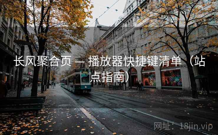 长风聚合页 — 播放器快捷键清单（站点指南）